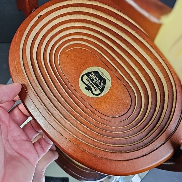 HAWAIIAN MAGIC BASKET  WOODEN ROOSTER  (BREAD BASKET) FARMHOUSE CHIC - Picture 12 of 16